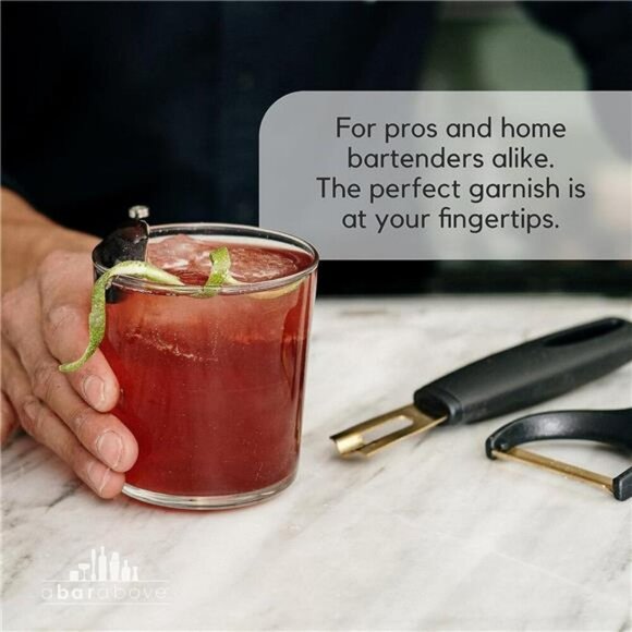 Stainless Steel Channel Knife Citrus Zester Peeler Bar Tool for Cocktails - Picture 6 of 7